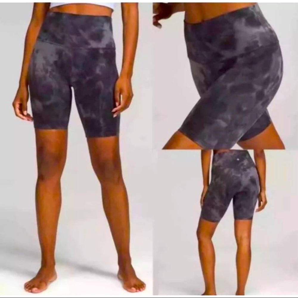 Lululemon Align HR Short 6”L Size 2 Diamond Dye Pitch Graphite Grey